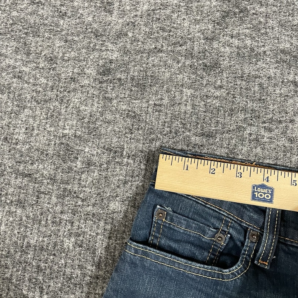 Levis 502 Jeans Men's Size 29x30 Straight Leg Stretch Blue Denim - Picture 6 of 11